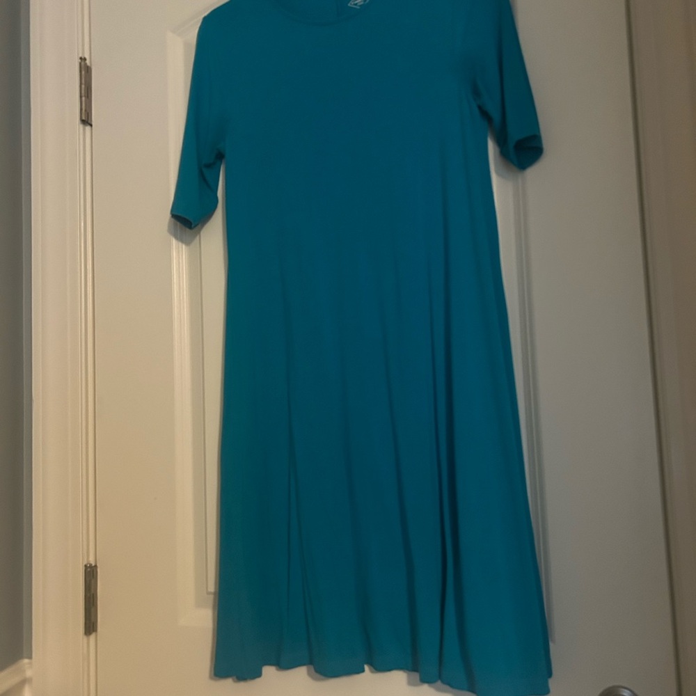 St. John's Bay Teal Midi Dress